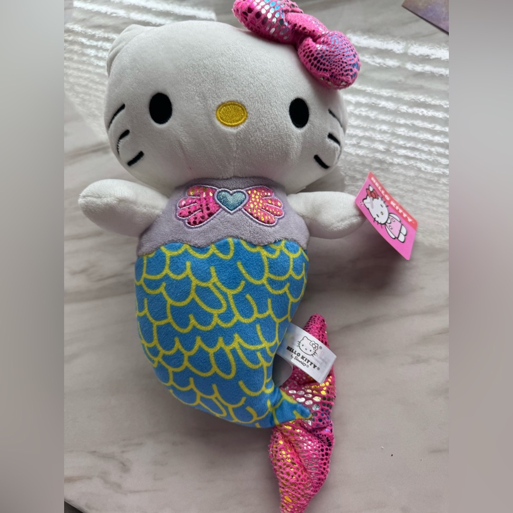 Hello Kitty Mermaid Plush NWT